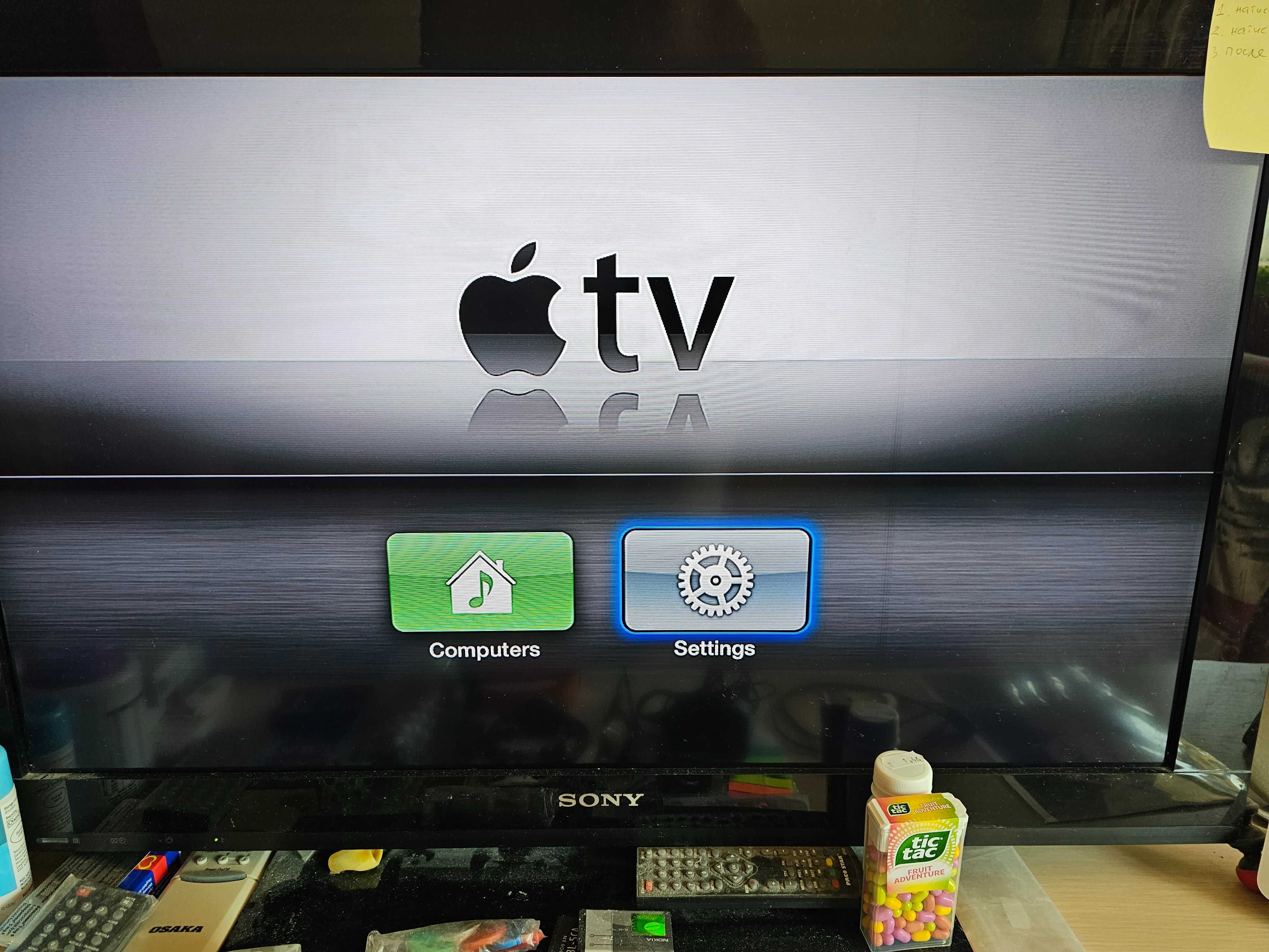 Apple TV Модел А1378 с дистанционно. работи перфектно без iCloud