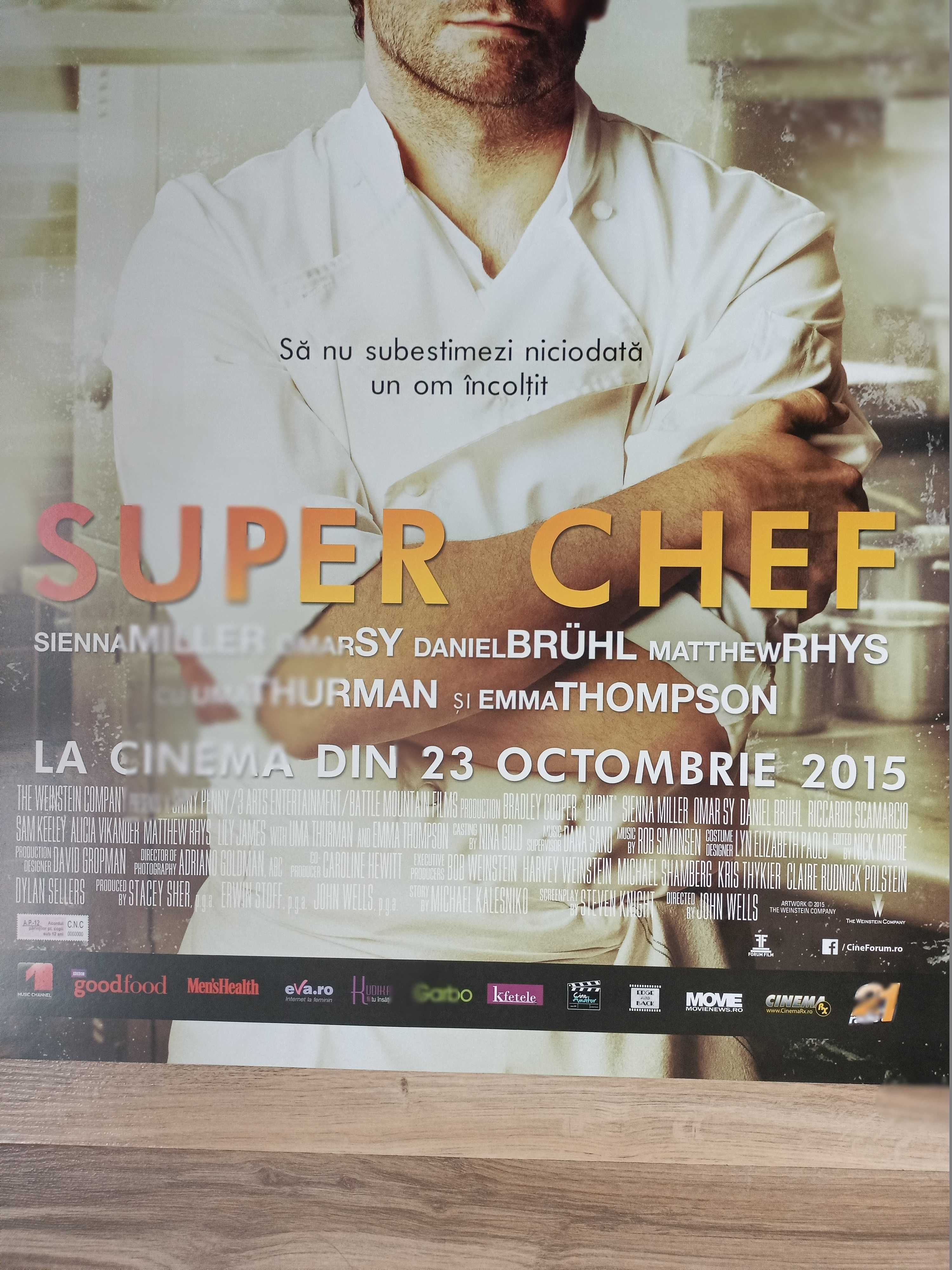 Afis film original cinema Burnt Super Chef Bradley Cooper 2015