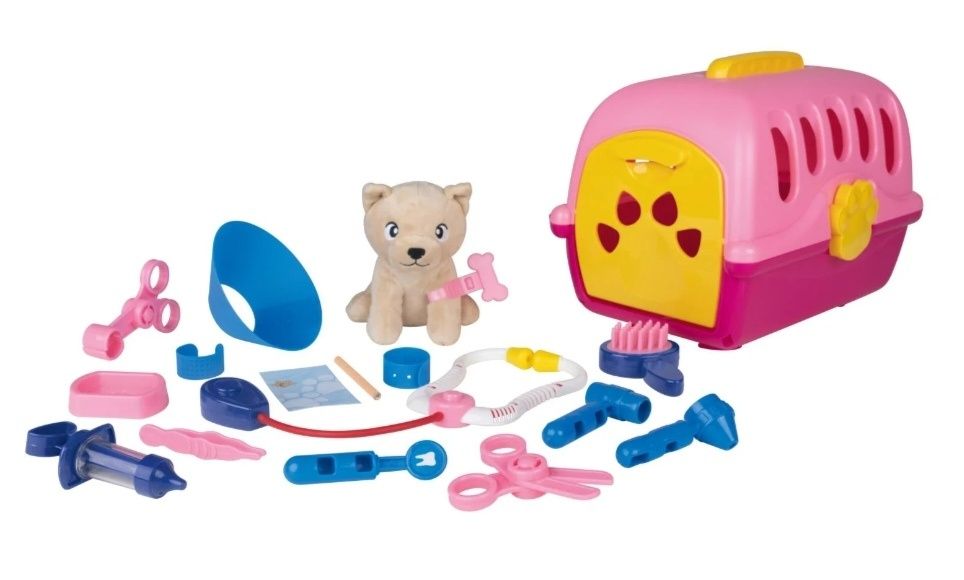 Детски ветеринарен комплект за игра коте