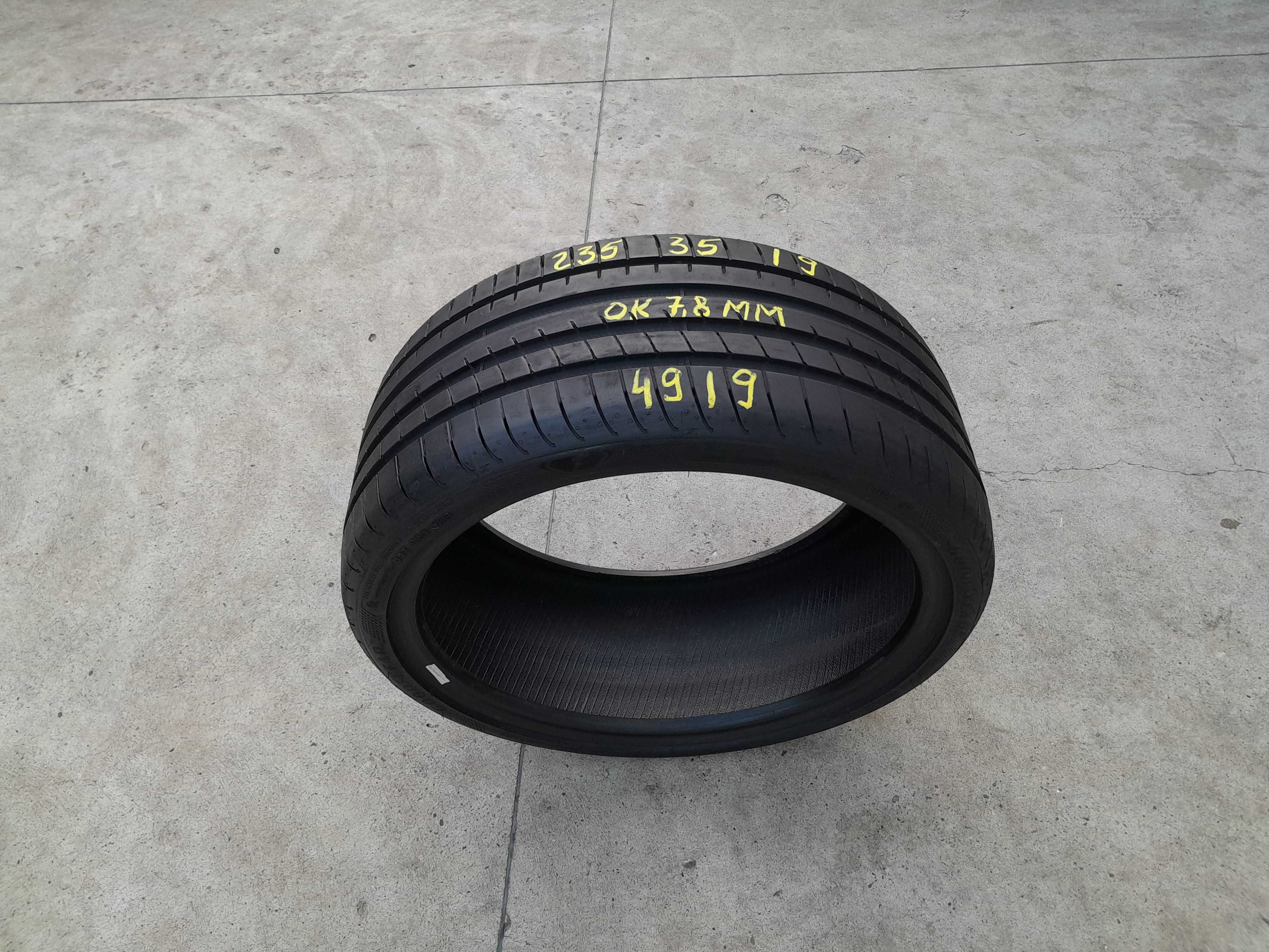 O anvelopa de vara 235 35 19 goodyear asymmetric 5 cu 7,8 mm 4919