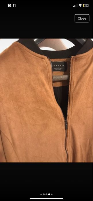Zara Jacket S material catifelat fara defecte geaca primavara