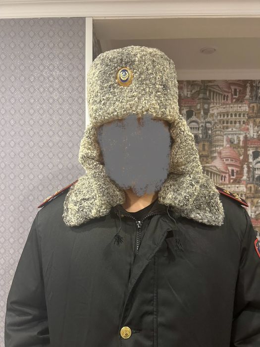 Полицейская зимняя каракулевая шаруа с бушлатом каракулевым б/у,