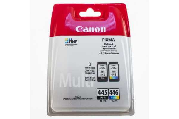 Картриджи Canon PG-445 черный + CL-446 многоцветный