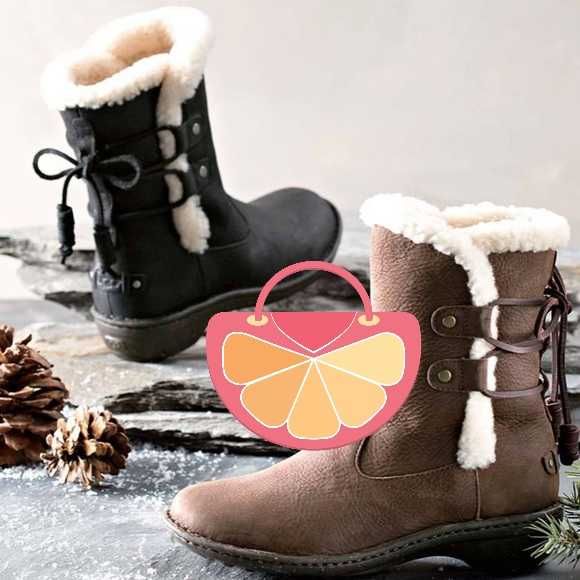 UGG AUSTRALIA № 35/36 – Дамски зимни водоустойчиви боти ест. кожа нови