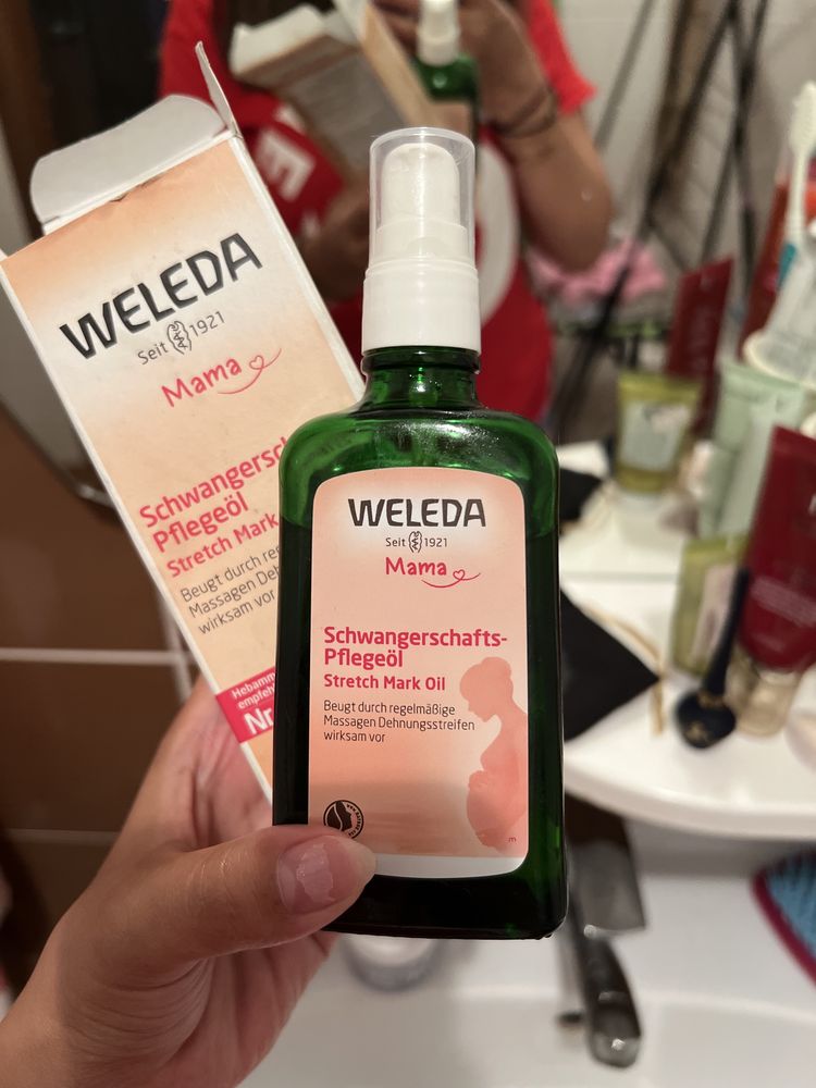 Продам масло от растяжек для беременных от Weleda