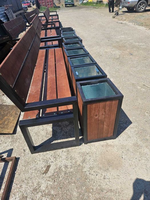 Скамейка уличные урны и Лавочки Звоните