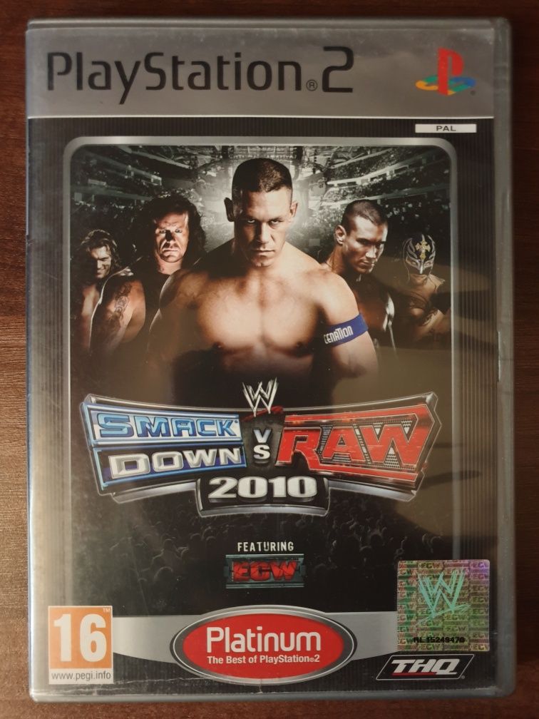 Wrestling Smackdown Vs Raw 2010 Platinum PS2/Playstation 2