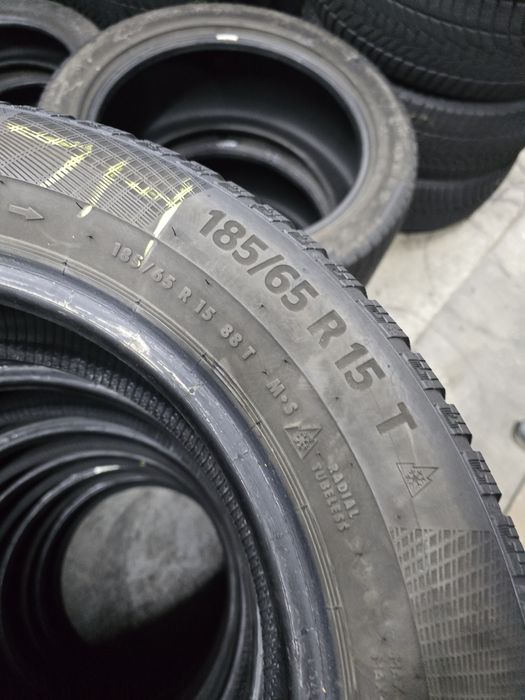4x 185/65/15 M+S CONTINENTAL 2018 Stare excelentă