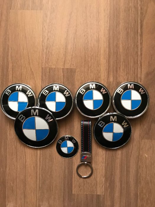 Semn emblema roti capota porbagaj si volan compatibile cu BMW