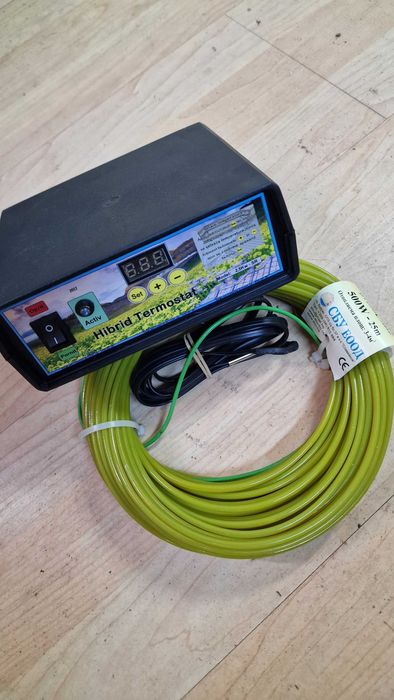 Pachet incalzire rasaduri 2-4mp termostat digital cu sonda temp.