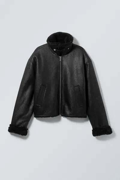WEEKDAY , Мъжко - много дебело зимно яке
 Shearling Jacket , размер XL