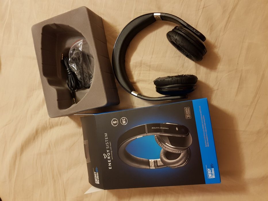 Casti wireless bluetooth Energy Sistem BT5+ negru