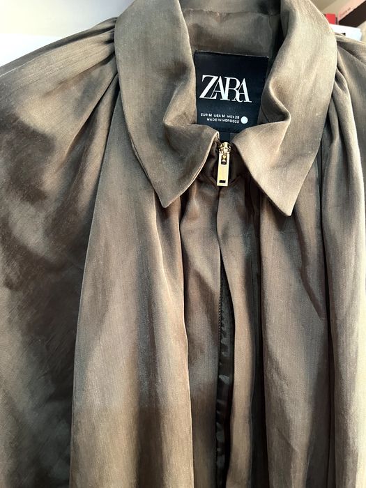 ZARA БОМБЪР ЯКЕ, цвят каки, есенно яке, размер S/M