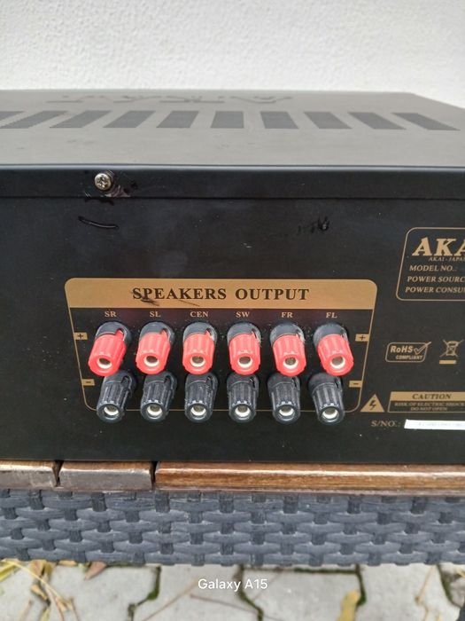 Amplificator akai sistem boxe 5.1 AS005RA-750 defect ( sony pioneer )