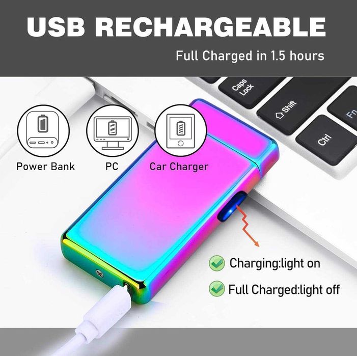 Зажигалка электронная USB