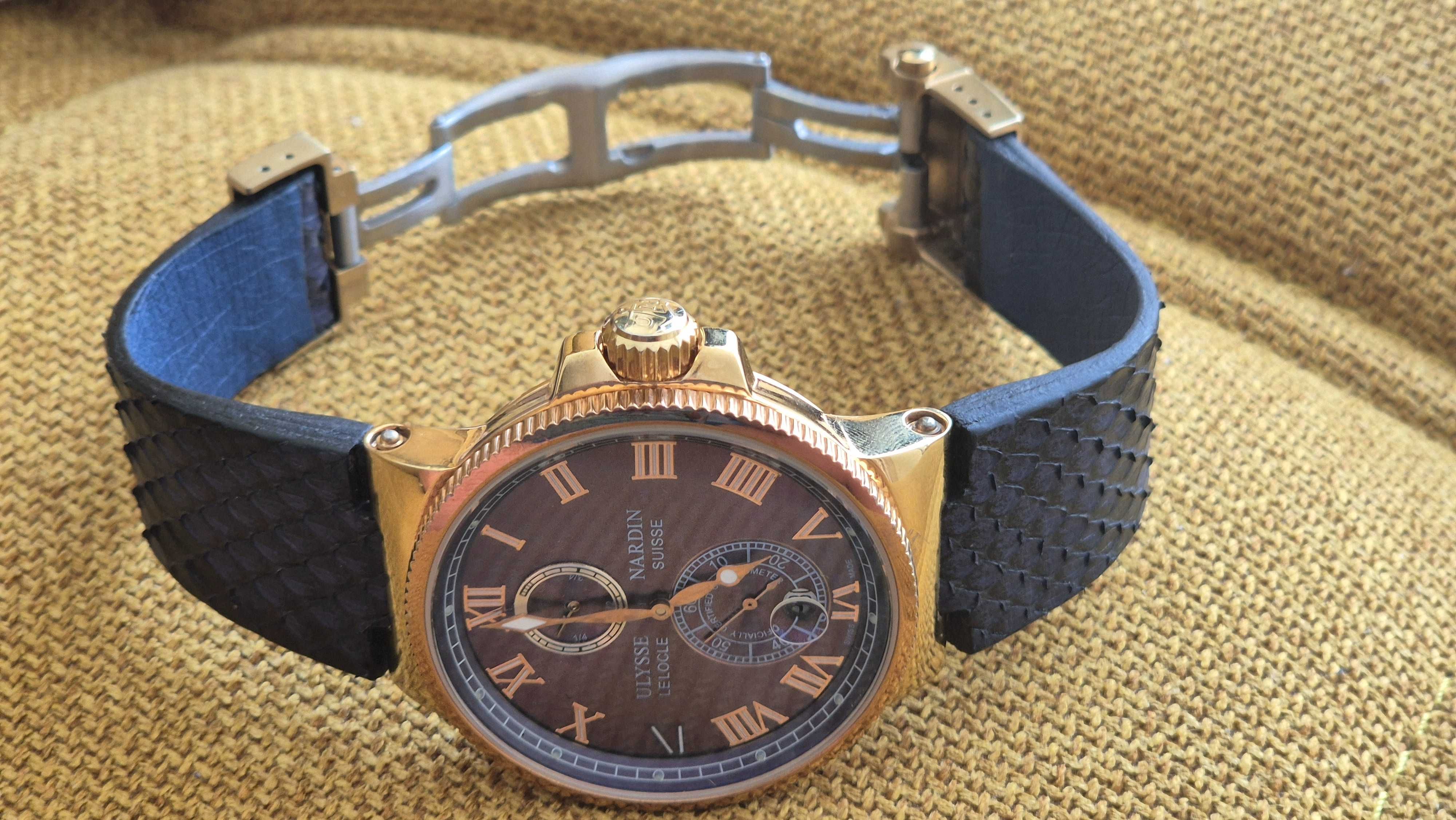 Ulysse Nardin - каишка от питон