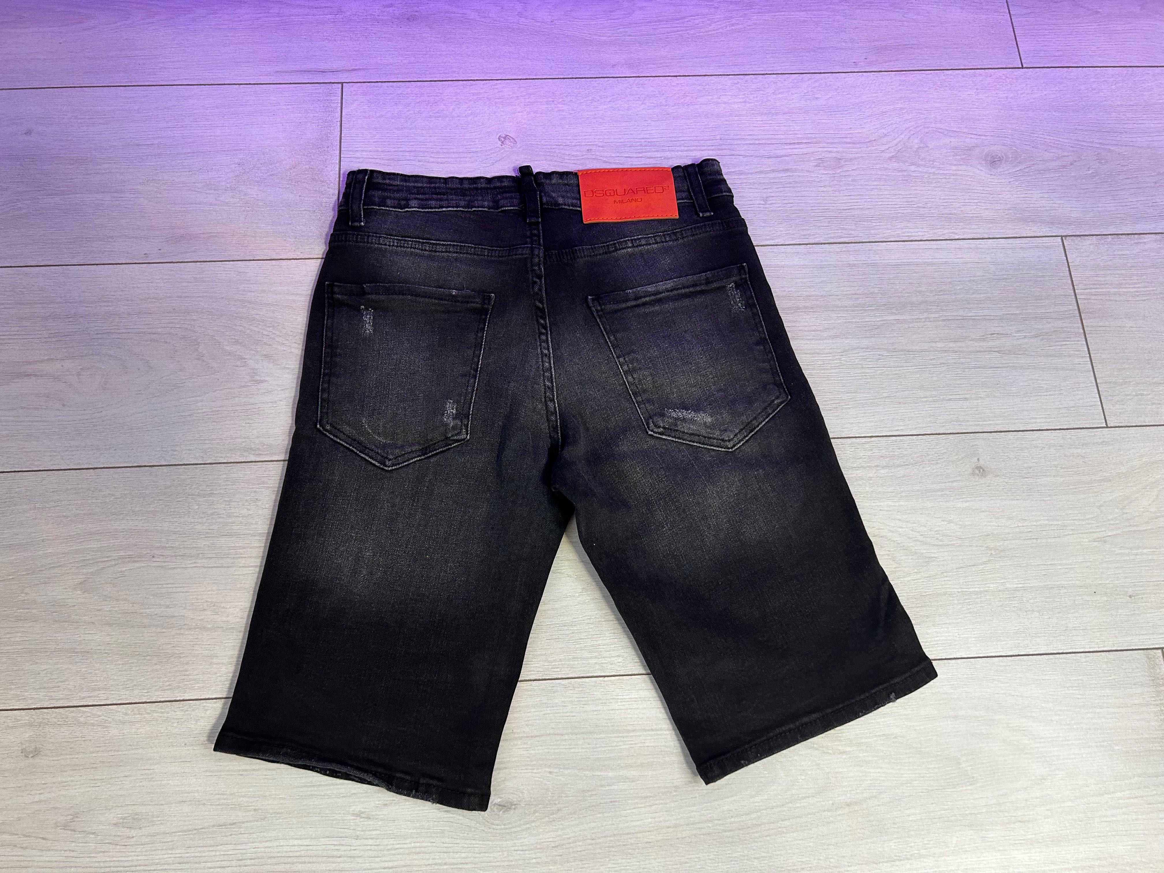 Blugi Scurți Dsquared 2 black New Collection 2025