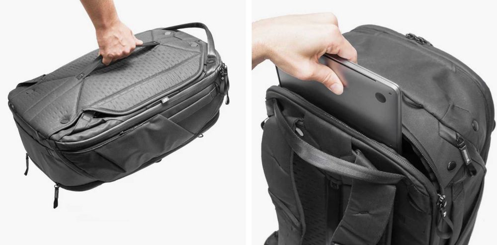 Rucsac Peak Design Travel Backpack, 45 l, negru, Nou/ Nefolosit