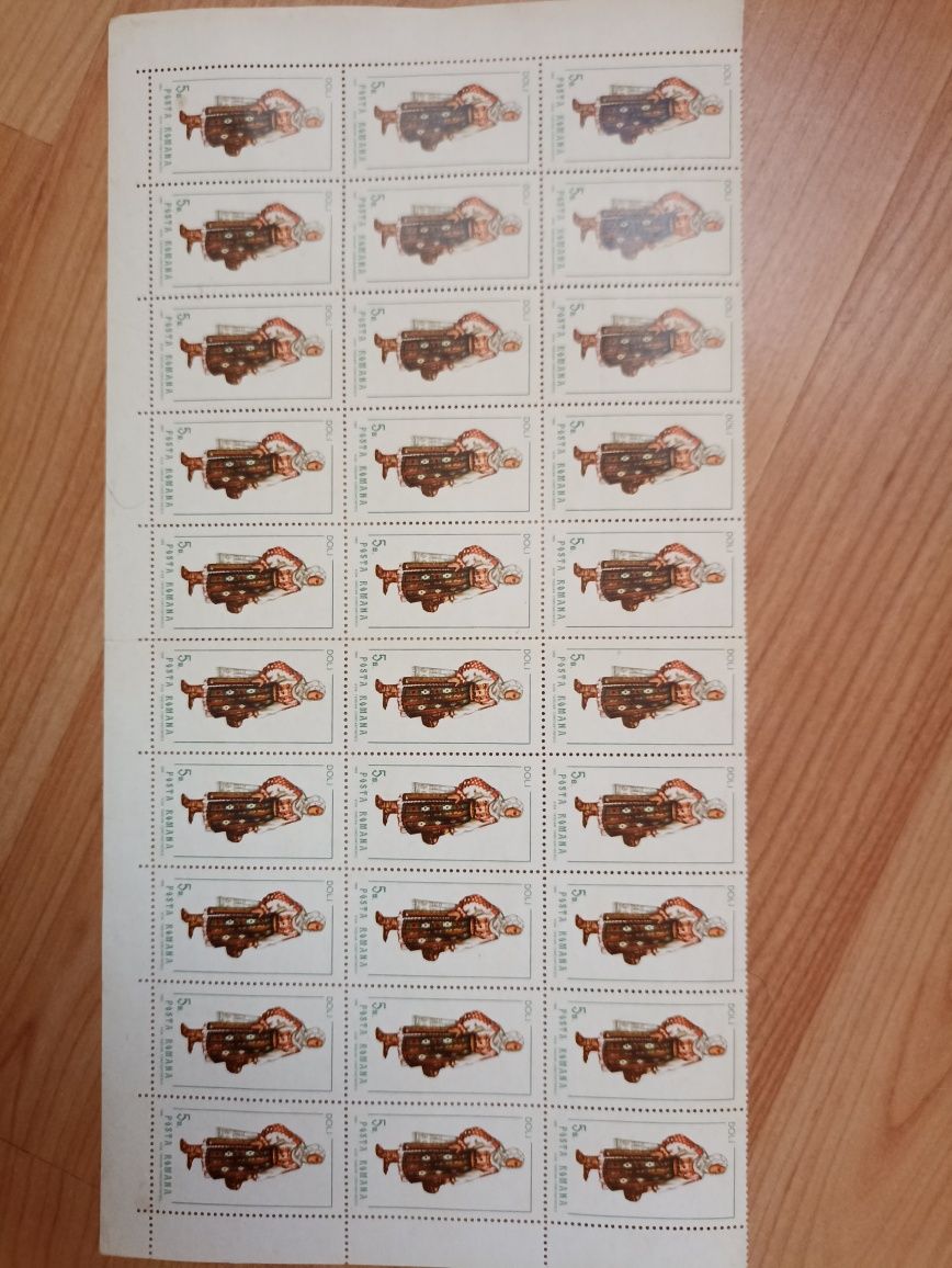 Blocuri de timbre vechi