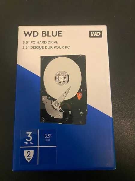 Hard Disk 3.5" PC WD Blue 3TB Nou . Sigilat