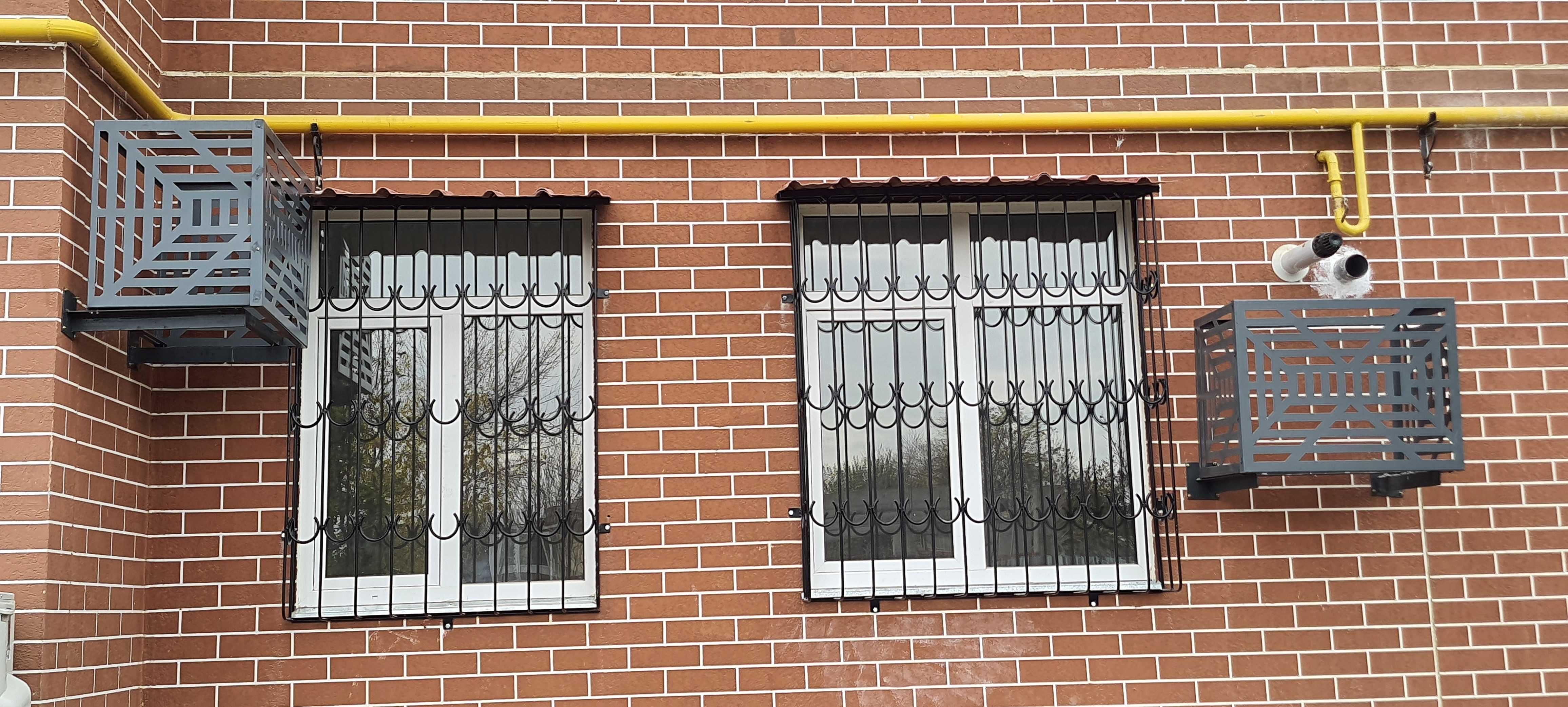 Решетки на окна НЕДОРОГО, Panjaralar naves козырек перила навес ковка