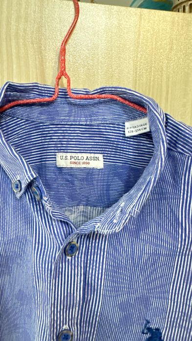 Риза USPA за момче 128-134 см/ 8-9 год.