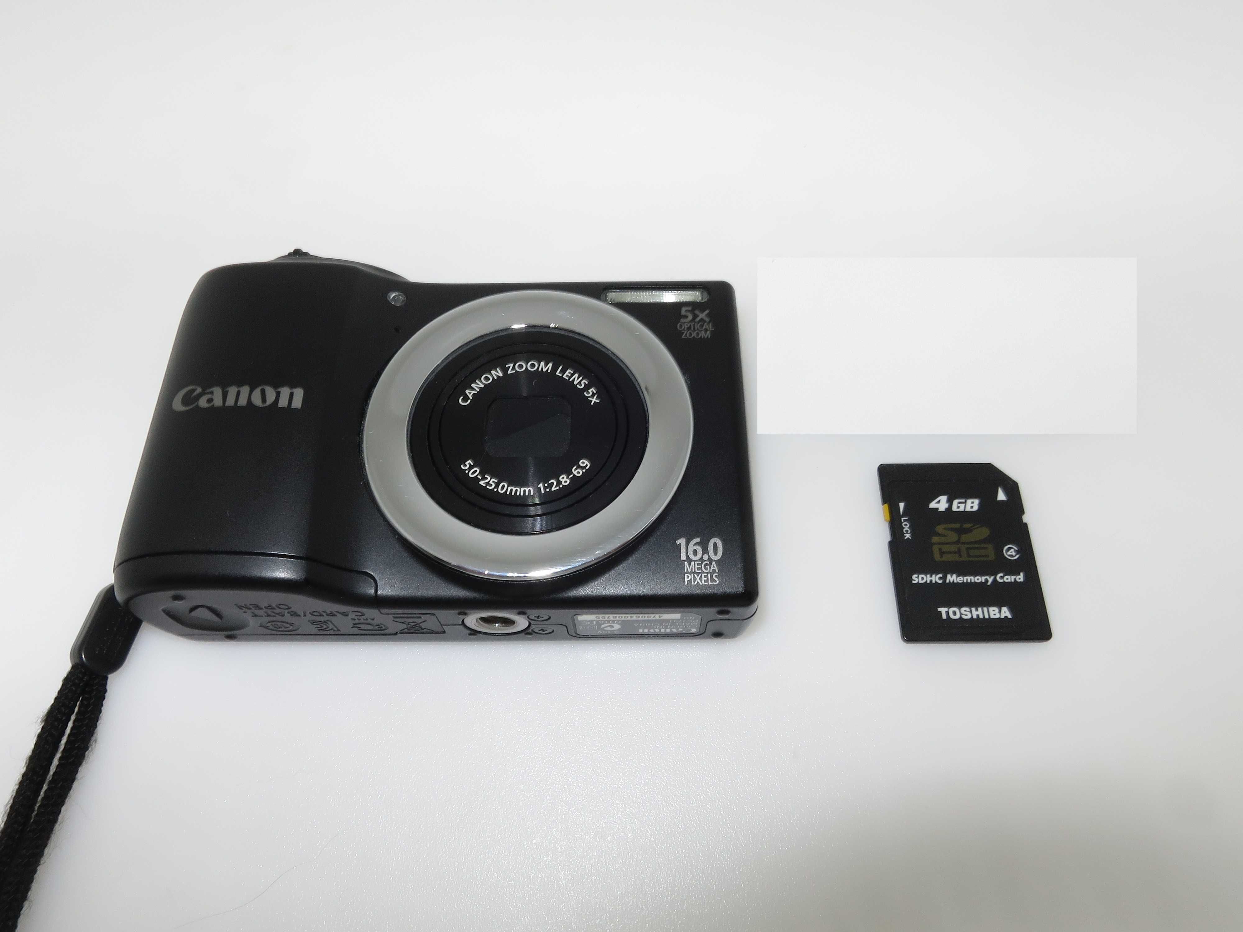 Canon PowerShot A810 малък цифров фотоапарат с карта памет Отличен!