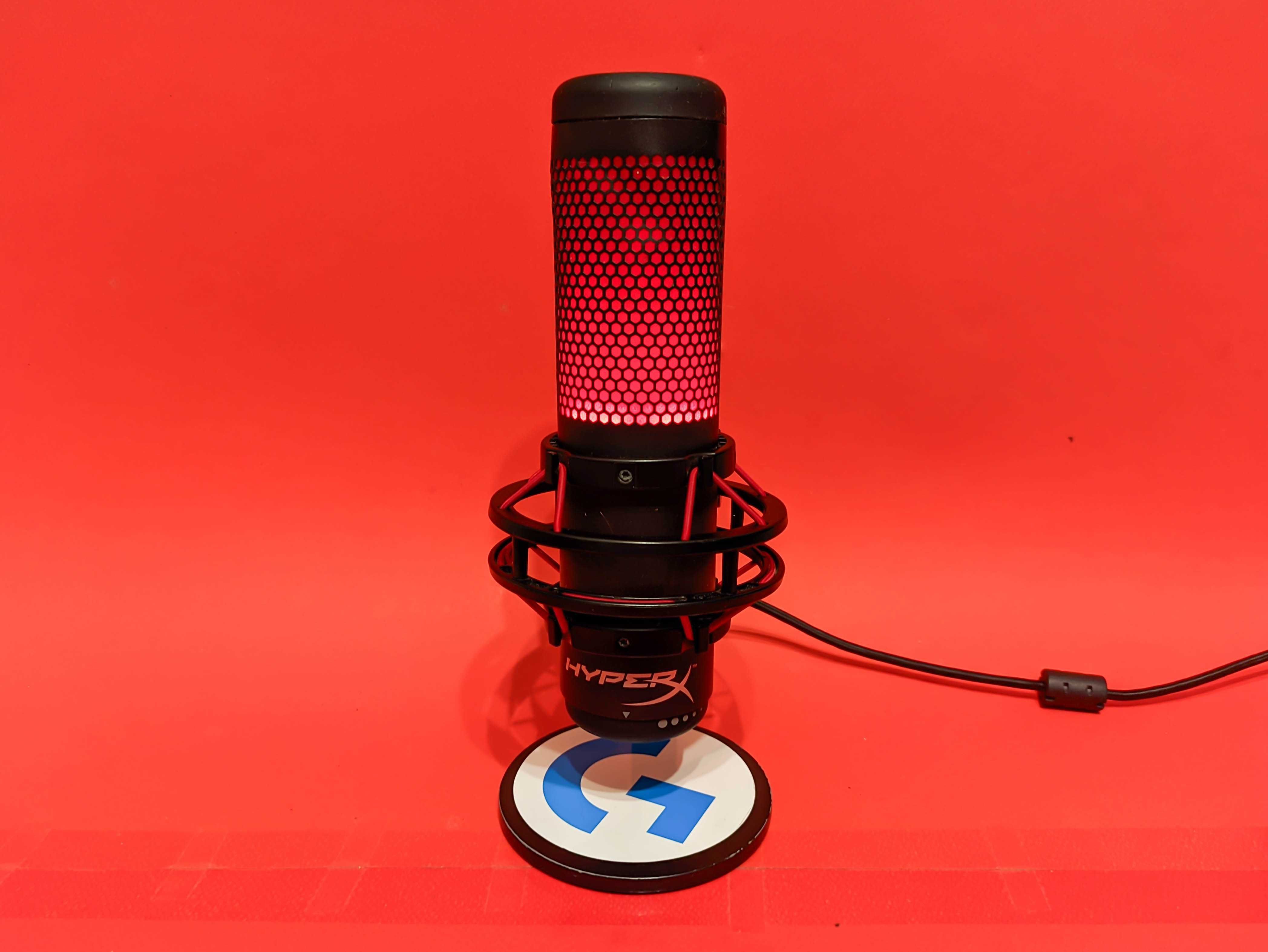 HyperX QuadCast USB Микрофон за Стрийминг, Гейминг, PC, Подкаст