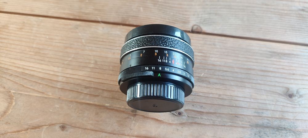 Pentru colecție obiectiv foto Revueflex 55 1.4