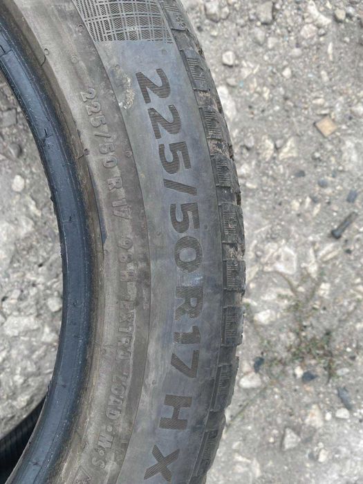 4 броя зимни гуми Continental 225/50 R17 Dot 0619 ном 502