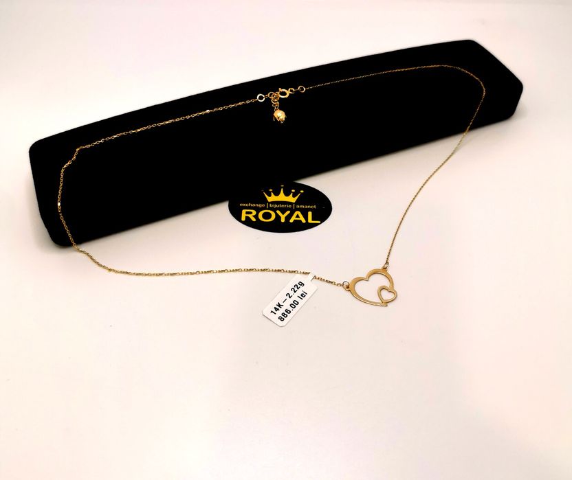 Bijuteria Royal lant din aur 14k 2.22 gr