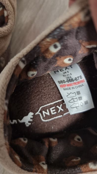 Încălțăminte interior Next model ursuleț