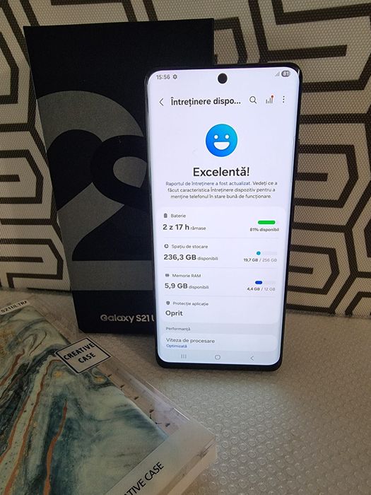 S21 Ultra 256gb black impecabil 10/10 samsung