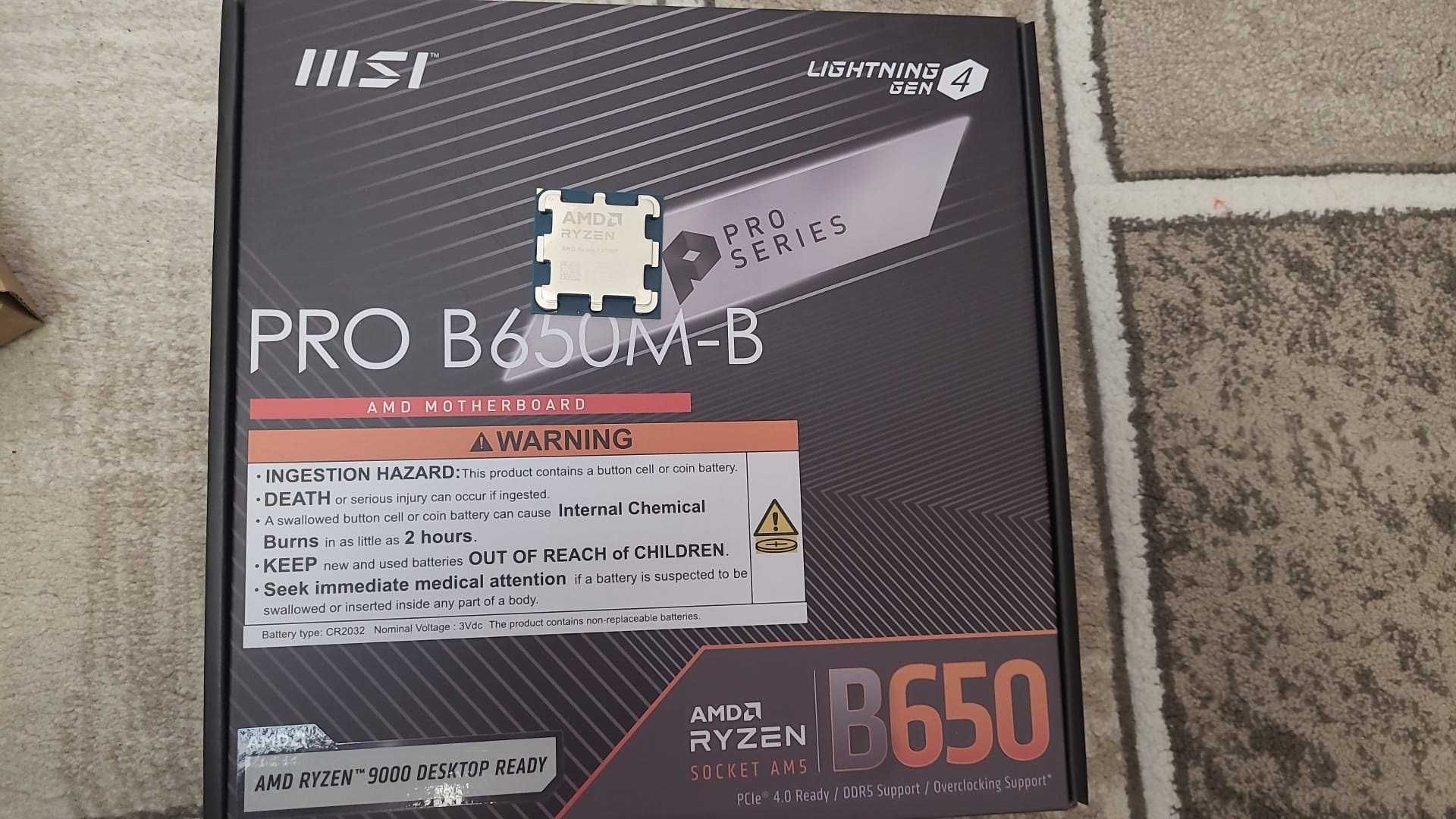 Kit gaming AMD Ryzen 7 8700F +msi b650 + 32 gb 6000