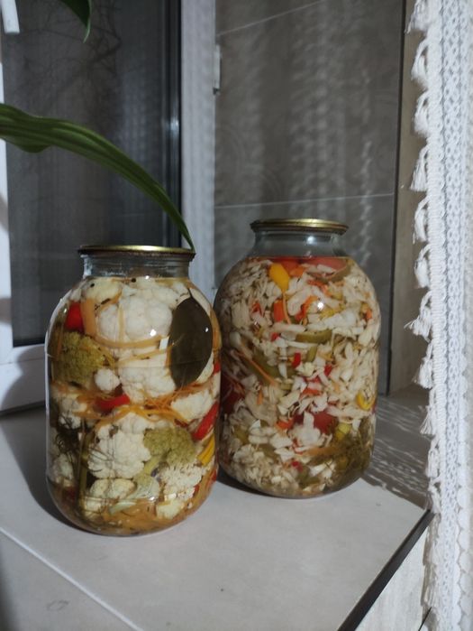 Капуста цветная, маринованная