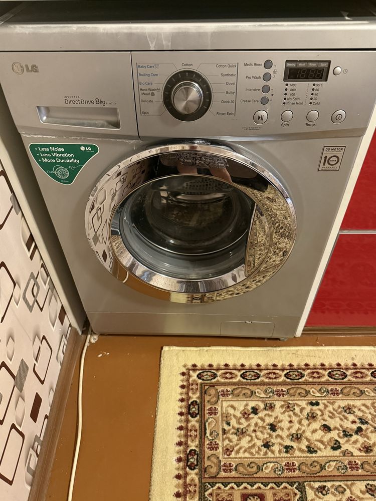 Kir yuvish mashinasi LG 8 kg