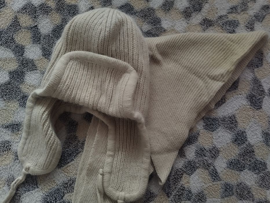 шапка и шарф зимние