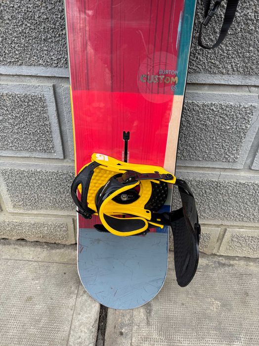 placa snowboard burton custom wide L165
