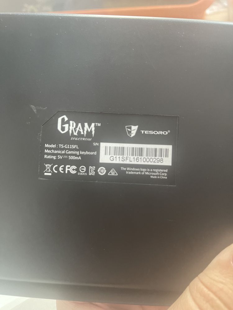 Tastatura mecanica gram tessoro TS-G11SFL