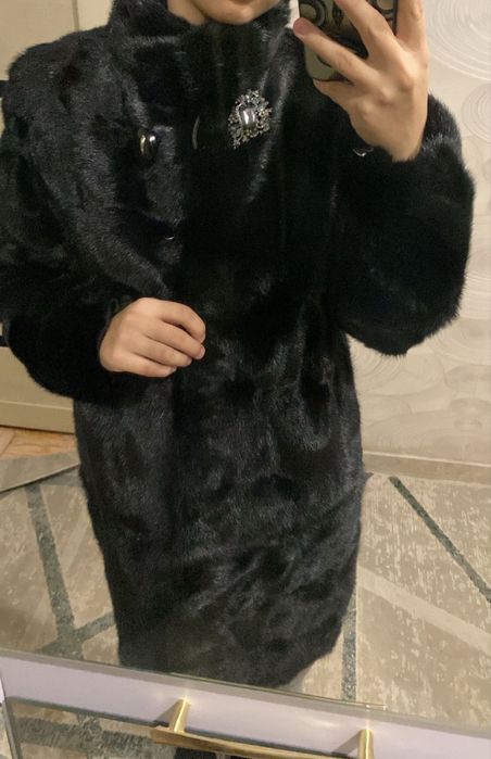 Норковая трансформер шуба