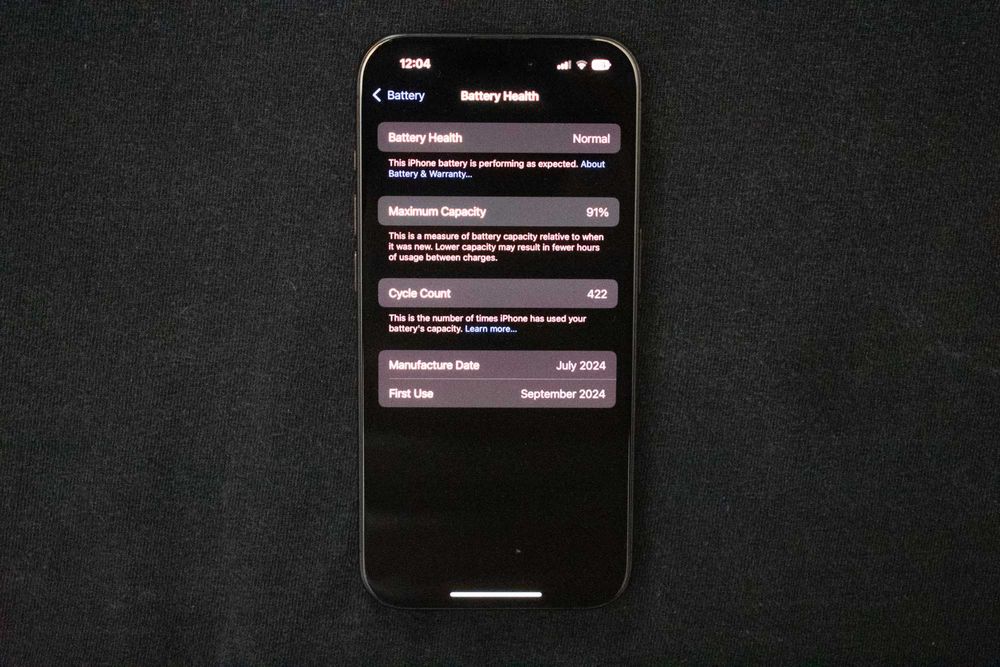 Iphone 15 pro Black Titanium 256gb ca nou