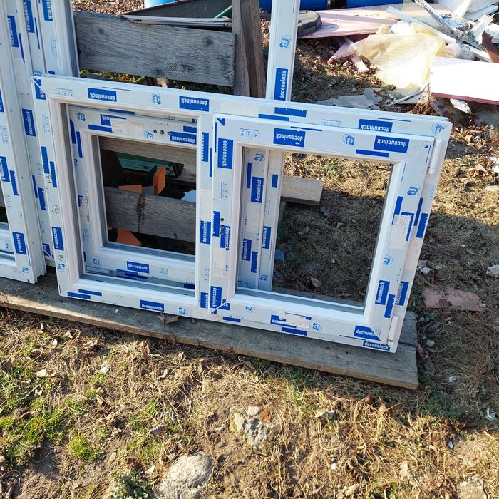 Vand ferestre  pvc noi cu sticla 24mm