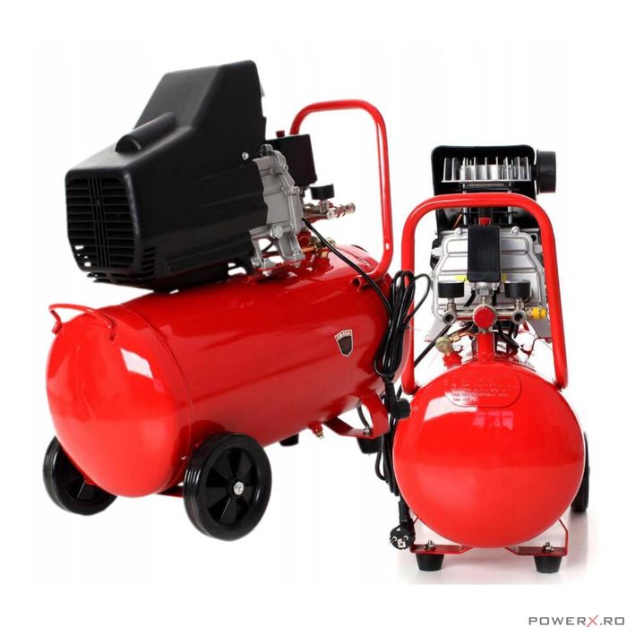 Compresor de aer 50 litri, 206 l/min, 230V, 8 bari, Kraft