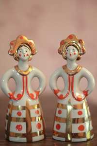 Фарфоровые статуэтки Девушка в кокошнике (Матрешка-невеста) Дулево
