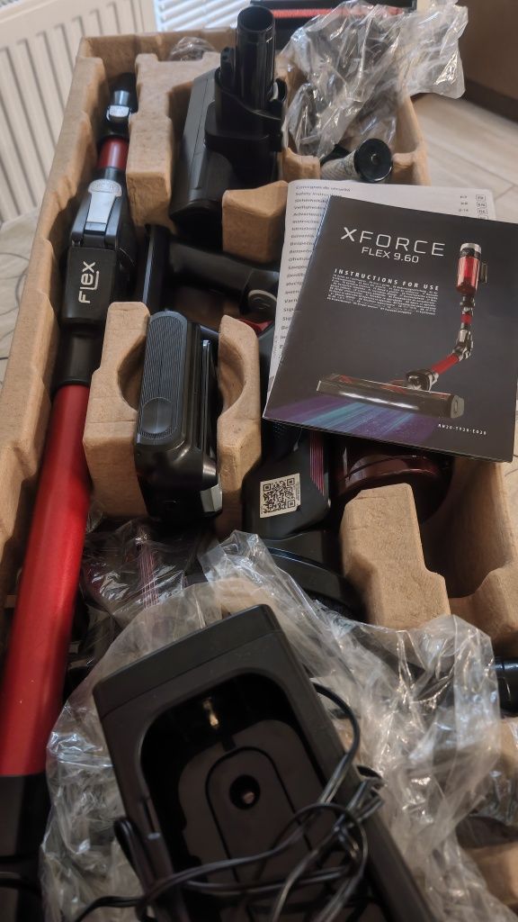 Прахосмукачка Rowenta X-FORCE FLEX 9.60, червен - RH2079WO