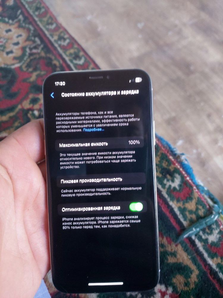 iPhone X 256GB. Ideal holatda