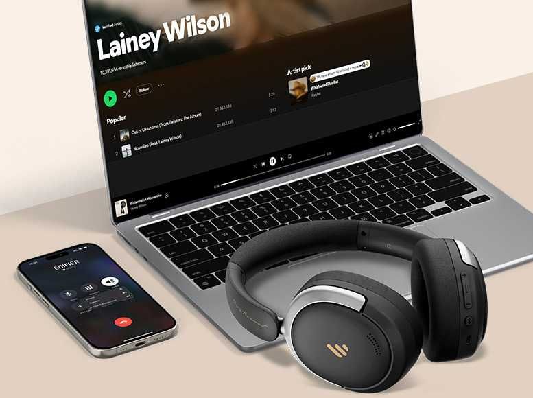 Edifier Atom Max – Беспроводные наушники с шумоподавлением. Доставка