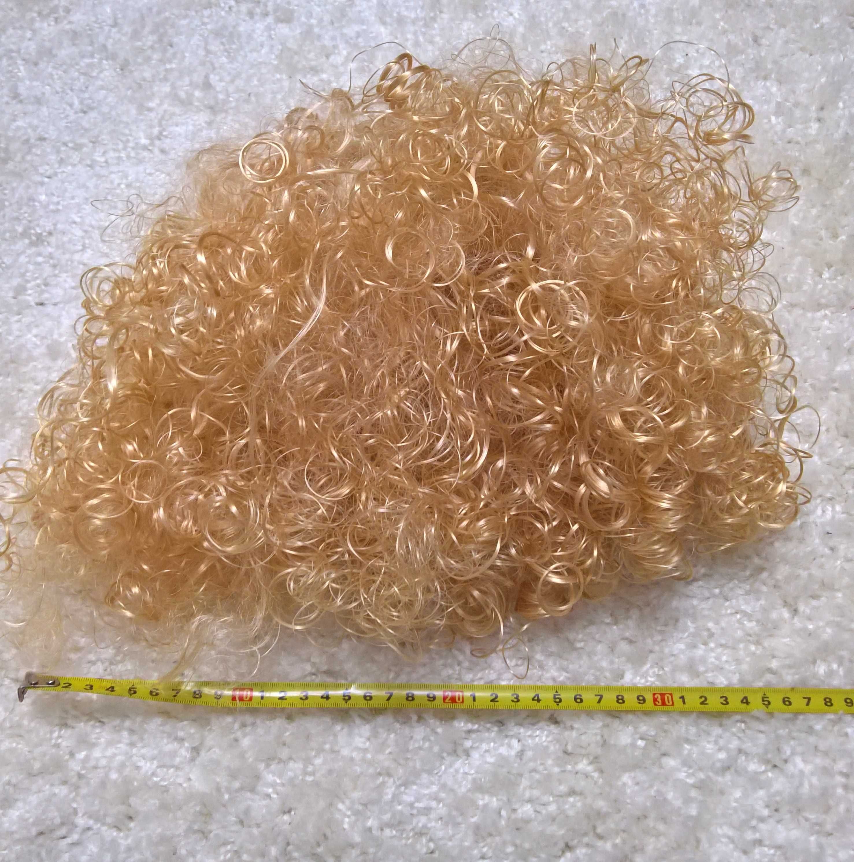 Mesa/Peruca/Extensie par blond cret fibre sintetice/