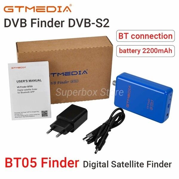 Прибор для настройки спутниковых антенн,GTmedia V8 Finder BT05