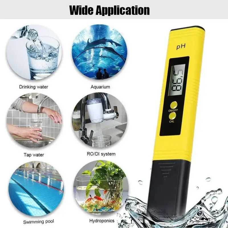 Tester PH digita, LCD, test de apa (pt piscina, ciubar, acvariu etc)